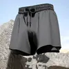 Cuecas de Natação Masculinas Anti-Constrangimento Camada Dupla Secagem Rápida Boxer de Natação Masculina Bermuda de Praia Conjunto Essencial para Natação Atacado