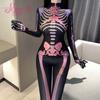Ropa Interior Sexy Pinxian Femenina Original Conjoined Calavera Juego de Rol Traje Sexy Pareja Pasión Tentación 2369