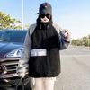 Suéter de lana de cordero gruesa de terciopelo estilo coreano holgado combinable con todo para mujer, otoño/invierno 2022, diseño de cuello alto Sense Niche