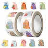 500 Pegatinas para Recompensa Infantil Pegatinas de Rollo de Dinosaurio, Lindas Pegatinas de Recompensa para Niños, Pegatinas de Regalo, Pegatinas de Sellado de Etiquetas Autoadhesivas