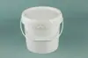 Cubos de Plástico PP al por Mayor, Cubos de Embalaje Sellados y a Prueba de Fugas, Cubos Transparentes para Salsas Alimentarias de 1L-8L, Cubos Redondos de 4L con Tapas