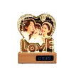Lámpara de noche de cristal estilo celebridad para dormitorio, decoración, un regalo para niñas, mejores amigas, novias en aniversarios o cumpleaños