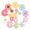 Accesorios para el Cabello Dentados Tocado Pequeña Margarita Accesorios de Resina Flores DIY Pegamento para Niños Pegamento en Crema Paquete de Materiales para Funda de Teléfono Móvil