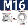 Diretamente do Fabricante: Porca Sextavada Externa com Flange de Aço Inoxidável 304 com Superfície Serrilhada Tampa de Parafuso M3-M20