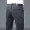 Tendência de Moda Masculina Fina Primavera/Verão 2026 Calça Comprida Casual Reta Solta Versátil Jeans Masculino Estilo Coreano