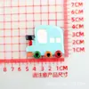 Accesorios de Dibujos Animados Pegatinas para Taza de Agua, Oso Fresa DIY Caja de Almacenamiento Brillante, Caja Grande de Resina, Materiales para Hebillas de Zapatos