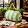 Bolsa Acordeão Bolsa de Compras de Supermercado Bolsa Tote Portátil Enrolável Bolsa Nuvem Bolsa de Armazenamento de Grande Capacidade Bolsa de Compras Dobrável