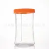 Frasco de vidrio transparente tipo Mason con escala, botella para fermentar masa, recipiente para cultivo de levadura, frasco de almacenamiento sellado para alimentos domésticos