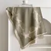Xale Grande de Renda com Padrão Paisley Intelectual, Cachecol de Lado Duplo Imitação de Caxemira para Outono e Inverno, Aquecedor de Pescoço Longo de Uso Duplo para Mulheres no Outono e Inverno