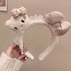 Faixa de Cabelo de Pelúcia para Lavar o Rosto e Maquiagem, Orelhas de Gato e Urso Fofas de Desenho Animado, Acessórios de Cabelo Femininos de Desenho Animado com Estampa de Leopardo, Novos Acessórios de Cabeça