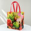 Bolsa de Lona Impresión Amazon Transfronteriza Creativa Fruta Impresión Rotograbado Portátil Tela No Tejida Portátil Compras Gran Capacidad Impresión