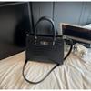 Bolso de Textura de Alta Gama con Patrón de Cocodrilo para Mujer 2025 Nuevo Diseño Nicho Bolso de Hombro Versátil Bandolera Bolso Kelly