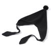 Chapéu de tricô de cashmere infantil para outono e inverno, 2-8 anos, cor doce, quente, fofo, espesso, à prova de vento, cônico, atacado