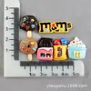 Accesorios de Resina DIY Pasador Pegamento Cremoso Divertido m Bean Funda para Teléfono Móvil Accesorios de Caramelo Pasador de Expresión Material para Accesorios de Cabello
