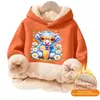 Sudadera con capucha casual de ajuste holgado, tamaño grande, mezcla de algodón y lana de cordero con forro polar, sin bolsillos, para primavera y otoño en el sudeste asiático