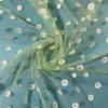 Malla de impresión adhesiva ropa infantil vestido fondo tela decorativa nylon malla suiza impresión offset malla de flores pequeñas venta al por mayor