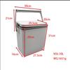 Caja de Almacenamiento para Piscina Exterior Caja de Almacenamiento Frío Aislada Caja Portátil para Llevar Bebida Helada Bebida Caliente Caja de Almacenamiento Cubo Aislado