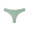 Fio Dental Transfronteiriço Europeu e Americano Cor Sólida Algodão Puro Roupa Íntima Feminina Sexy Esportivo Sem Costura Cintura Baixa Roupa Íntima Calcinha Triângulo com Fio