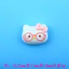 Nuevas Gafas Estilo Dibujo Animado Lindo Lazo Kt Accesorios de Resina DIY Funda de Teléfono Pasador Decoración para Zueco