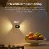 Luz Noturna Indutiva GY274 Três Temperaturas de Cor Mini Tipo Lente Cilíndrica Emissão para Cima e para Baixo Pequena Luz Noturna de Mesa Tipo Plug-in
