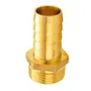 Conector de Latón con Púas para Mangueras de Agua y Gas, Conector de Púas con Rosca Exterior, Conectores Rápidos para Gas Natural, Accesorios de Boquilla de Gas de 1/2 Pulgada y 3/4 Pulgada