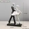 WG6Q Adornos de Niña de Ballet Clásico Lujo Ligero Mueble de TV Aparador de Vino Decoraciones para el Hogar Arte de Danza Alta