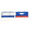 Hao Tian Yonggu Material Magnético Almacén de Tarjetas Etiqueta Placa de Identificación Estante Señal de Identificación Etiqueta de Papel Insertable Azul Rojo Blanco