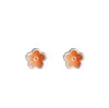 Pendientes Sencillos Mini Florales Estilo Coreano para Mujer, Pendientes Pequeños de Color Contrastante, Joyería de Oreja Moderna y Dulce, No Necesitas Quitártelos al Dormir