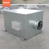 Silenciador de Placa de Acero Galvanizado Caja de Presión Estática Ventilación de Tubería Industrial Silenciador Reductor de Ruido Silenciador Cuadrado de Placa de Acero Galvanizado