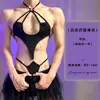 Lingerie Sexy para Lóbulo Desejo Puro Sedutor Uniforme Tira de Renda Sexy Estilo Três Pontos Conjunto Masculino Fofo Uniforme Sexy