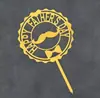 Cartão de Dia dos Pais Inserção Decoração de Bolo de Aniversário Mesa de Sobremesas de Confeitaria Layout de Cena de Fantasia Série Acrílica