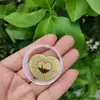 Oro Puro 999 Pegatina de Oro para Teléfono 2mg Paz y Alegría Dios de la Riqueza con Adhesivo Trasero Pequeño Regalo para Atraer Tráfico Fabricante Mayorista