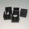Fivela de cartão mesa cadeira conduíte de fiação móveis tubo redondo braçadeira de tubo almofada de tubo de PE pés de aço inoxidável de fundo plano água eletricidade com abertura de furo