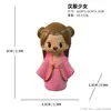 Figura Creativa Estilo Antiguo Dinastía Tang, Adorno de Muñeca Hanfu, Artesanía Decorativa de Resina de Gama Alta para Escritorio, Amazon Transfronterizo