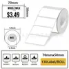 El papel de etiqueta térmica sintético a prueba de cuatro elementos es adecuado para el papel de impresora térmica Phomemo M110/M220/Chiteng 221B
