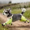 Fundas protectoras impermeables para patas de mascotas, resistentes al desgaste, antideslizantes, fáciles de limpiar, adecuadas para salidas al aire libre, ropa para mascotas a prueba de suciedad y lluvia