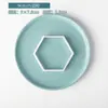 Cortadores de Galletas Básicos Geométricos Redondo Cuadrado Arco Set de Cortadores para Moldear Fondant Herramientas de Horneado DIY