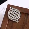 Nuevo Elemento Mongol Completamente Incrustado de Diamantes Nudo Auspicioso Mongol Accesorios Artesanía Tradicional Incrustada de Diamantes Fabricante de Accesorios de Moda Mayorista
