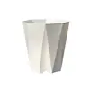 Vaso de Flor Grande de Plástico para Uso Doméstico na Sala de Estar, Design Simples e Espessado, Adequado para Costela de Adão e Outras Plantas Verdes, Imitação de Porcelana em Resina, Diâmetro Grande