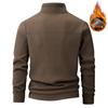 Abrigo de terciopelo de grano Ao abrigo de forro polar para hombre abrigo de terciopelo engrosado alta calidad talla grande explosión lana de cordero terciopelo de coral hombre