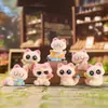 Figura de Gato Siamés Nueva y de Moda en Rosa, Caja Sorpresa Decoración de Escritorio, Adorno de Moda