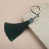 8cm borla de cloisonné borla tapa de aleación borla seda de poliéster marcador colgante accesorios de joyería precio grande excelente