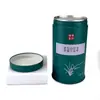 Caja Redonda de Hierro con Tapa Sellada de Hojalata Fácil de Abrir Tapa de Rosca Lata para Té Té Negro Wuyi Lata de Hierro Yinghong