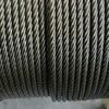 Suministro directo de fábrica cable de acero alquitranado negro sitio de construcción marco exterior amarre viga I con núcleo de algodón cable de alambre aceitado