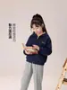 Tutu Elefantito Ropa Infantil Chaqueta para Niñas 2026 Primavera Nuevo Sencillo Bloque de Color Sudadera con Cremallera Versátil