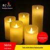 Lâmpada de vela com controle remoto, balanço, 10 teclas, LED, barra de lâmpada eletrônica, lâmpada de palco, decoração romântica para casa de casamento, lâmpada de vela