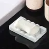 Mármol Lujo Ligero Desagüe Jabonera Gama Alta Creativa Lavabo Caja de Jabón con Desagüe Adornos de Almacenamiento