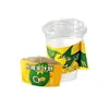 Fundas para tazas con logo impreso a medida, de forma única, resistentes al calor y hechas de cartón corrugado para tazas desechables de té de leche y café; fundas para tazas de exportación hechas a medida