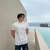 Camiseta Deportiva Casual Versátil de Color Sólido para Hombre, Simple Transpirable Deportiva Casual Ajustada Versátil