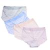 Venta al por mayor calzones de algodón de color puro con raya de grafeno sin costuras, talla grande para vientre, seda helada sin costuras de cintura media, ropa interior para dama